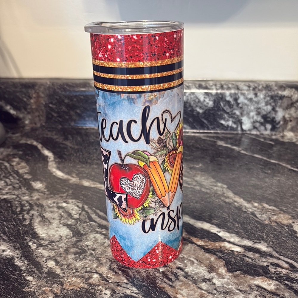 Colorful Teacher Tumbler